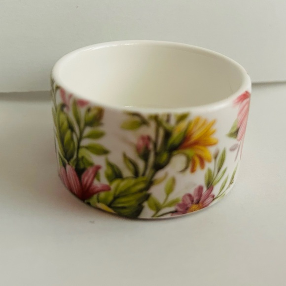 New Vintage Floral Staffordshire Box Bethany made Staffordshire England British - Picture 11 of 15